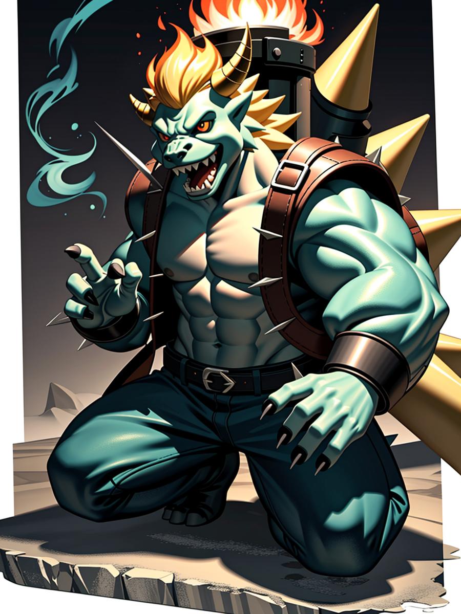 Chat with Bowser (Mario), the  character AI chatbot