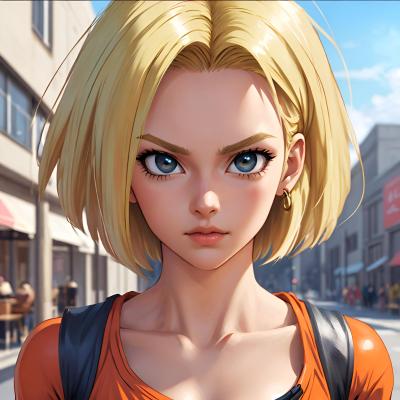Chat with Future Android 18, the  character AI chatbot