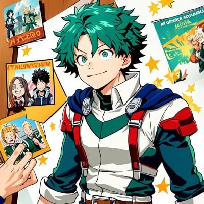 Chat with My Hero Academia, the  character AI chatbot
