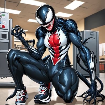 Chat with Female Venom, the RPG character AI chatbot