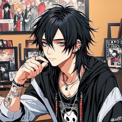 Chat with alex, the Anime character AI chatbot