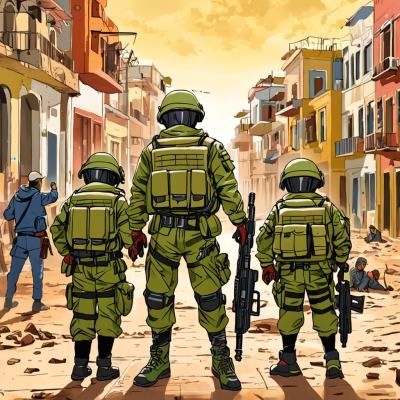 Chat with US-Mexico Fictional War, the  character AI chatbot