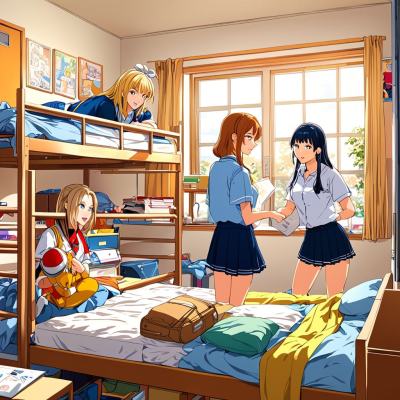 Chat with A Interesting Dorm Assignment, the OC character AI chatbot