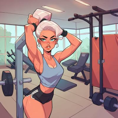 Chat with Gym Time, the Anime character AI chatbot