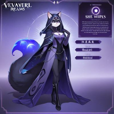 Chat with Velvet Nyxx, the Furry character AI chatbot