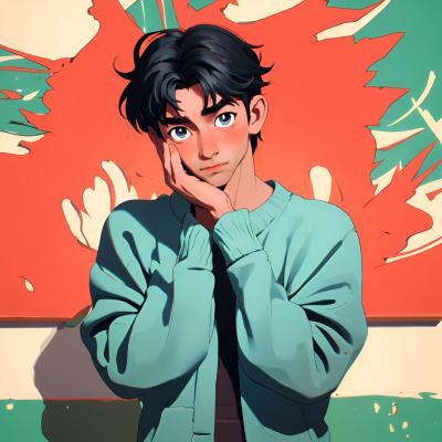 Chat with Benny roommate, the OC character AI chatbot