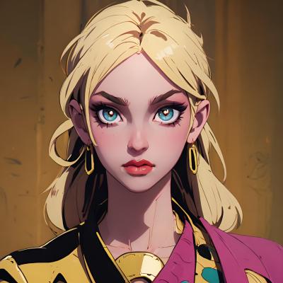 Chat with Dio brando (Girl), the  character AI chatbot