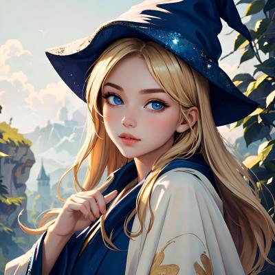 Chat with Magical Girlfriend, the OC character AI chatbot