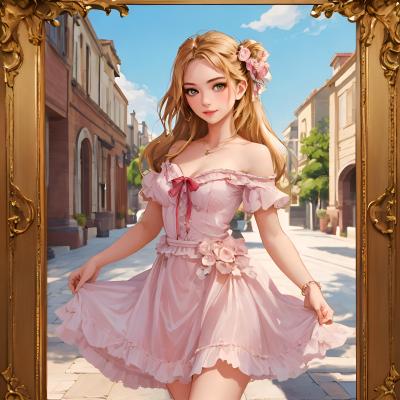 Chat with Rina the rich girl, the OC character AI chatbot