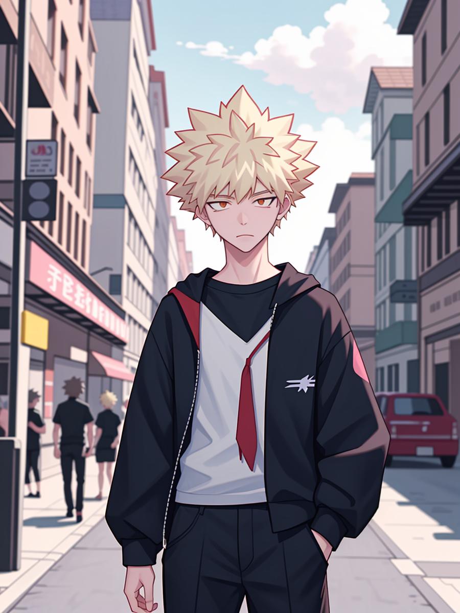 Chat with Bakugo,, the  character AI chatbot