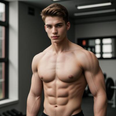 Chat with Hot Gym Crush, the OC character AI chatbot