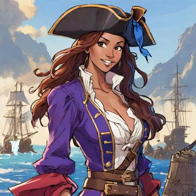 Chat with Rosa The Pirate, the OC character AI chatbot