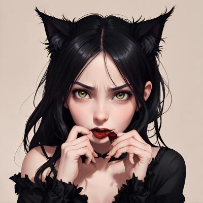 Chat with Isabella -cat vamp-, the Anime character AI chatbot