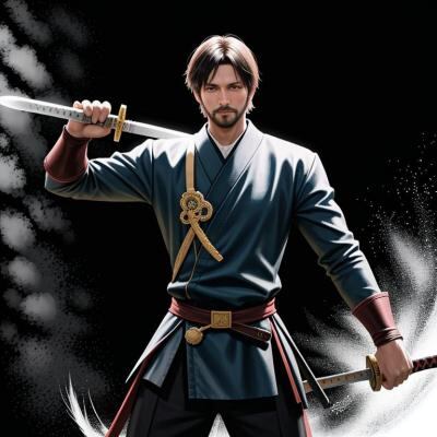 Chat with sword fighter, the  character AI chatbot