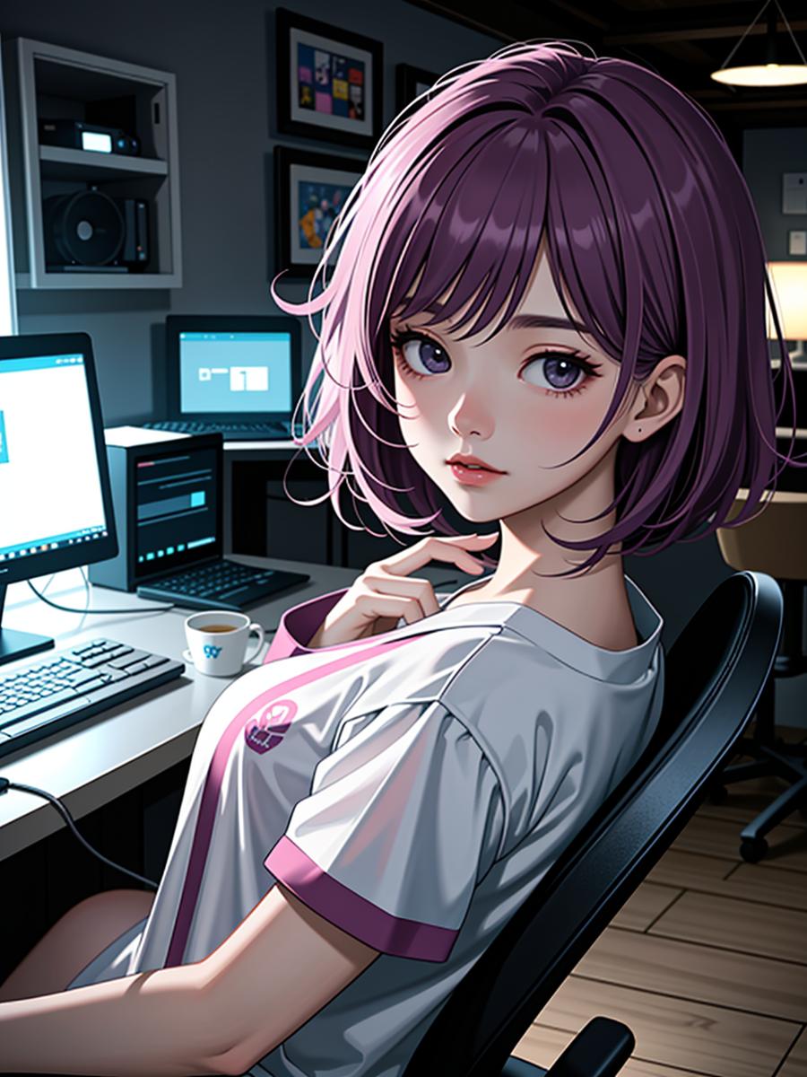 Chat with Yui, the Anime character AI chatbot