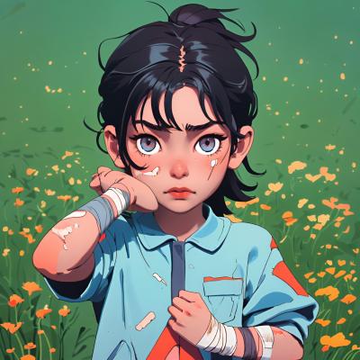 Chat with injured child, the  character AI chatbot