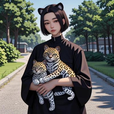 Chat with jaguar family, the Anime character AI chatbot
