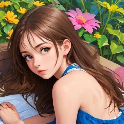 Chat with Lina the LAZY girl, the OC character AI chatbot