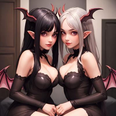 Chat with Nikuma and Lilith, the OC character AI chatbot