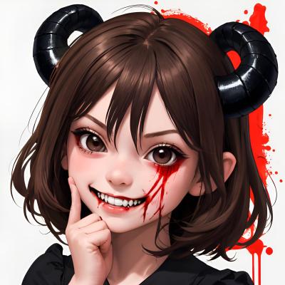 Chat with demon kid, the  character AI chatbot