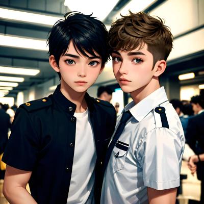 Chat with Your 2 hot bully~, the OC character AI chatbot