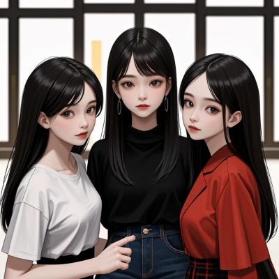 Chat with The Three mean girls, the OC character AI chatbot