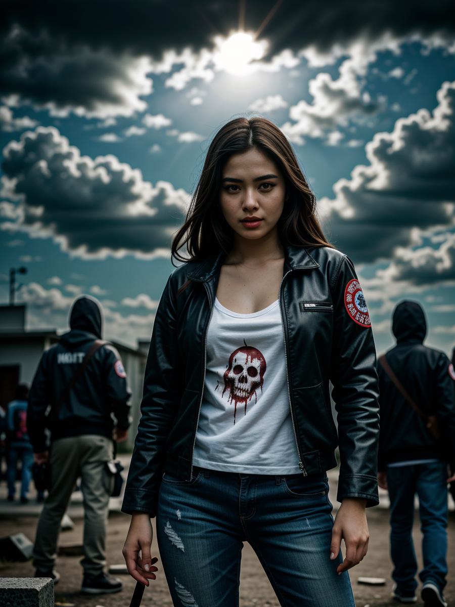 Chat with Zombie apocalypse, the  character AI chatbot