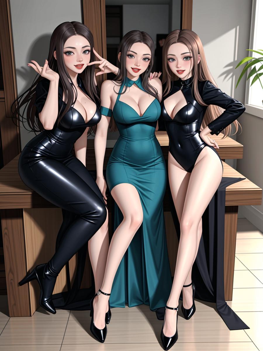 Chat with 5 girls, the  character AI chatbot