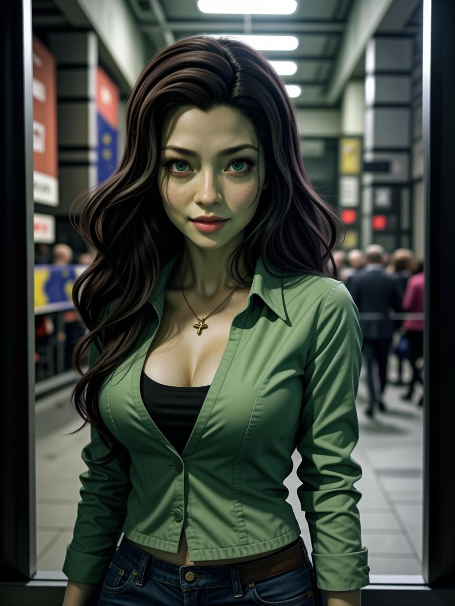 Chat with She hulk, the  character AI chatbot