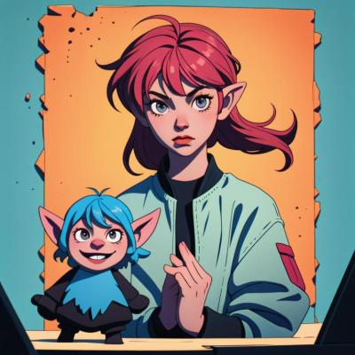 Chat with Trolls 3, the Anime character AI chatbot