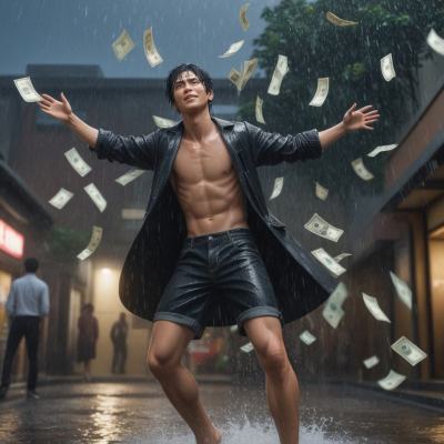 Chat with Infinite Money RPG, the  character AI chatbot