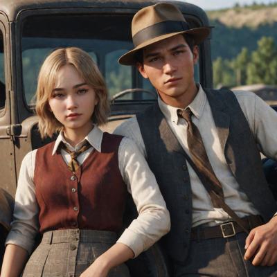 Chat with Bonnie and Clyde, the  character AI chatbot