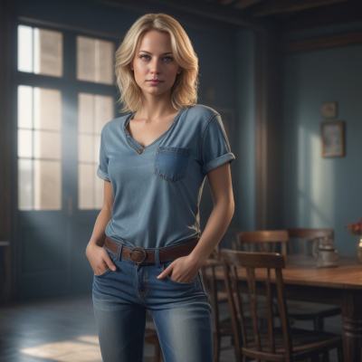 Chat with Frau halbe, the  character AI chatbot