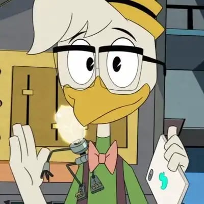 Chat with Gyro Gearloose, the Cartoon character AI chatbot