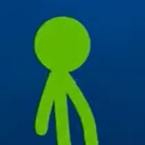 Chat with Green (Alan Becker), the Cartoon character AI chatbot