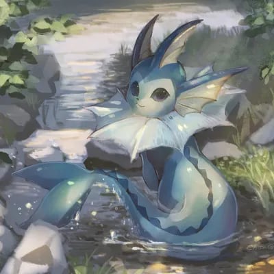 Chat with Vaporeon, the  character AI chatbot