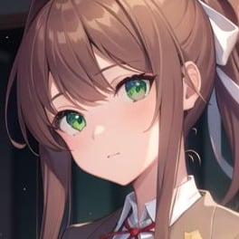 Chat with Monika, the Game Characters character AI chatbot