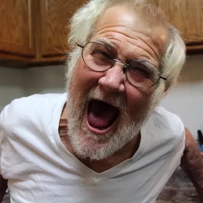 Chat with Mean Granpa, the  character AI chatbot