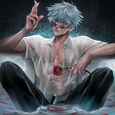 Chat with Roommate Gojo, the  character AI chatbot