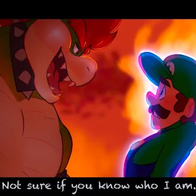 Chat with Bowser and Luigi, the  character AI chatbot