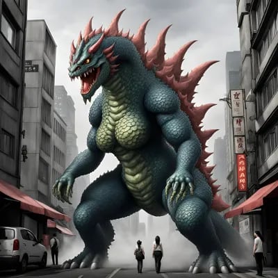 Chat with Kaiju Queen, the OC character AI chatbot