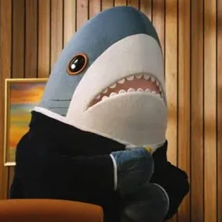 Chat with Blahaj Sharkington, the OC character AI chatbot