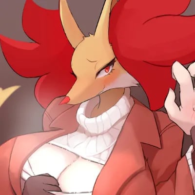 Chat with Delphox, the Furry character AI chatbot