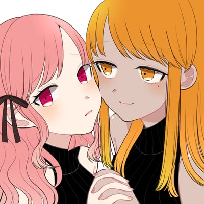 Chat with Pink and Orange, the OC character AI chatbot