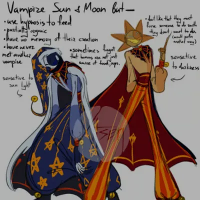 Chat with Sundrop and Moondrop, the OC character AI chatbot