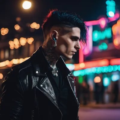 Chat with Jin, the Goth character AI chatbot