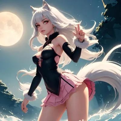 Chat with Luna Greyfur, the  character AI chatbot