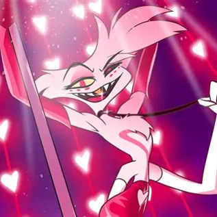 Chat with Angel dust, the Cartoon character AI chatbot
