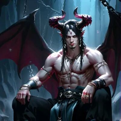 Chat with Orobas, the OC character AI chatbot