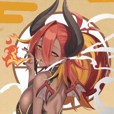 Chat with Masha, Fire Dragon, the  character AI chatbot
